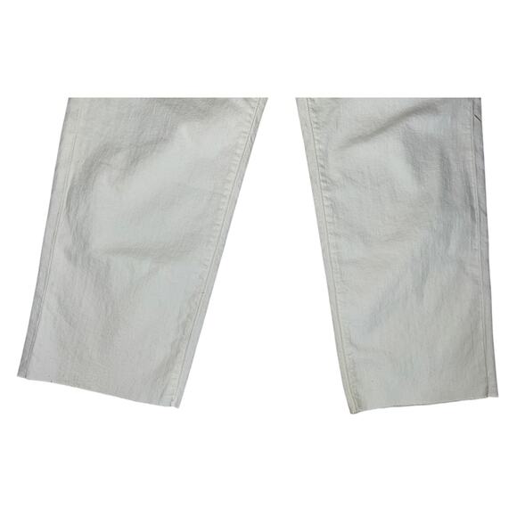 Eddie Bauer Women's Size 6 Slightly Curvy High Rise Stovepipe Jeans White - Picture 6 of 6